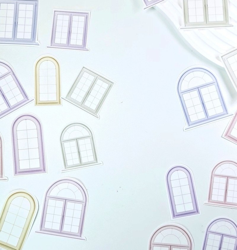 某日之窗 装饰素材 - 便条纸/标签贴 - 纸 多色