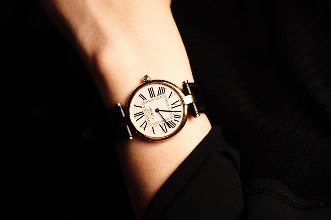 Cartier must de Vermeil卡地亚古董腕表 - 女表 - 贵金属 银色