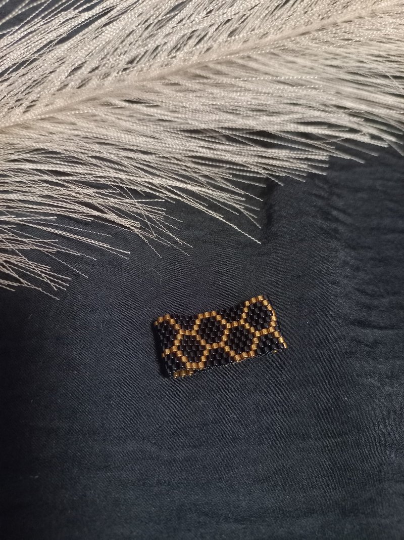 Beaded ring Miyuki Honeycomb handmade jewelry - 戒指 - 琉璃 多色