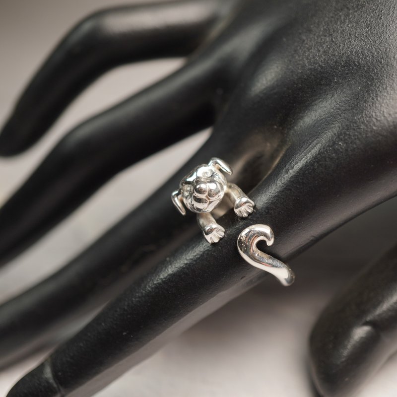 动物 狗 260 - 戒指 - 其他金属 银色