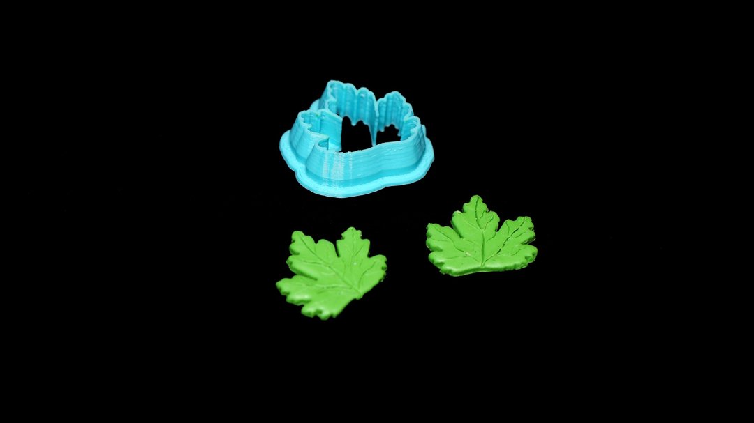Cutter gooseberry leaf.  cutter flower. Leaf jewelry. Clay Cutter Set. - 零件/散装材料/工具 - 塑料 