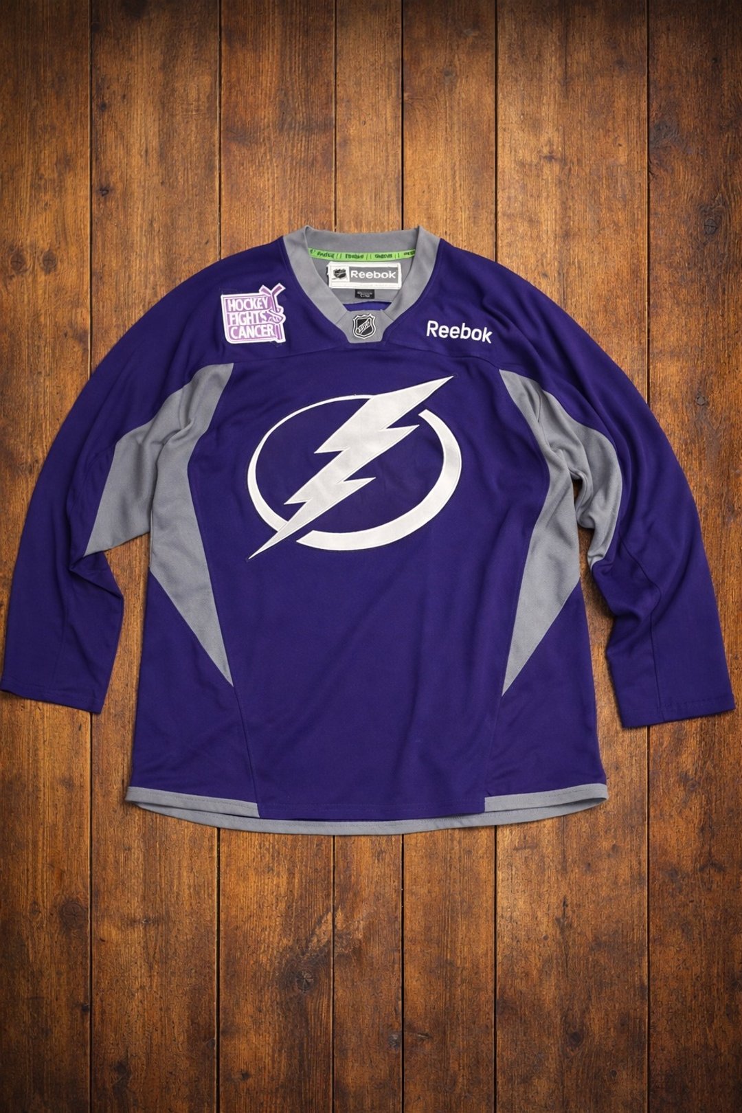 Reebok Hockey Jerseys 美国冰球衣 - 男装上衣/T 恤 - 聚酯纤维 紫色