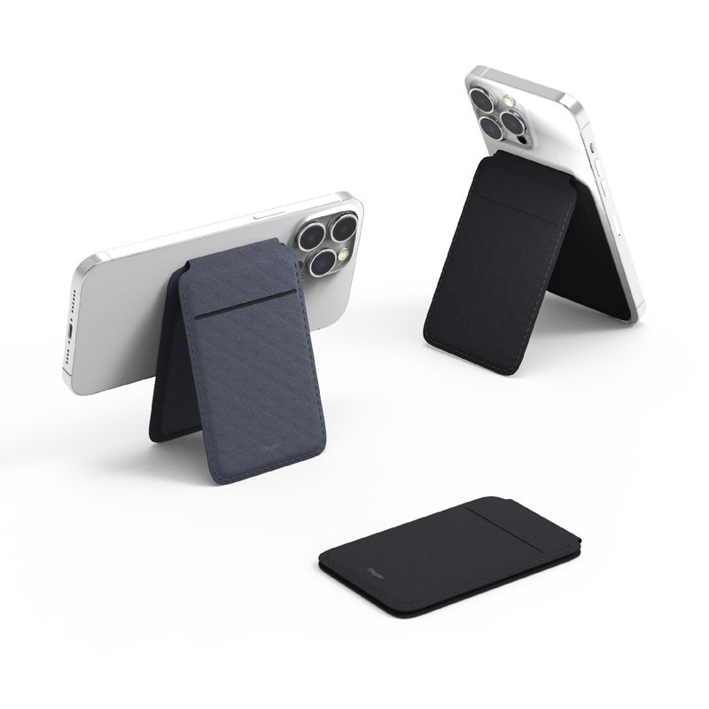 Megisti Eleganza 多功能磁吸手机支架 - 手机座/防尘塞 - 其他材质 黑色