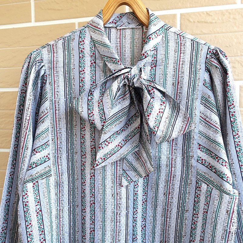 │Slowly│小野花-古着衬衫│vintage.复古.文艺 - 女装衬衫 - 其他材质 多色