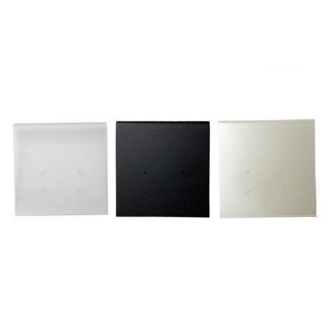 Earring mount 50 pieces OEM possible 3color - 收纳用品 - 塑料 黑色