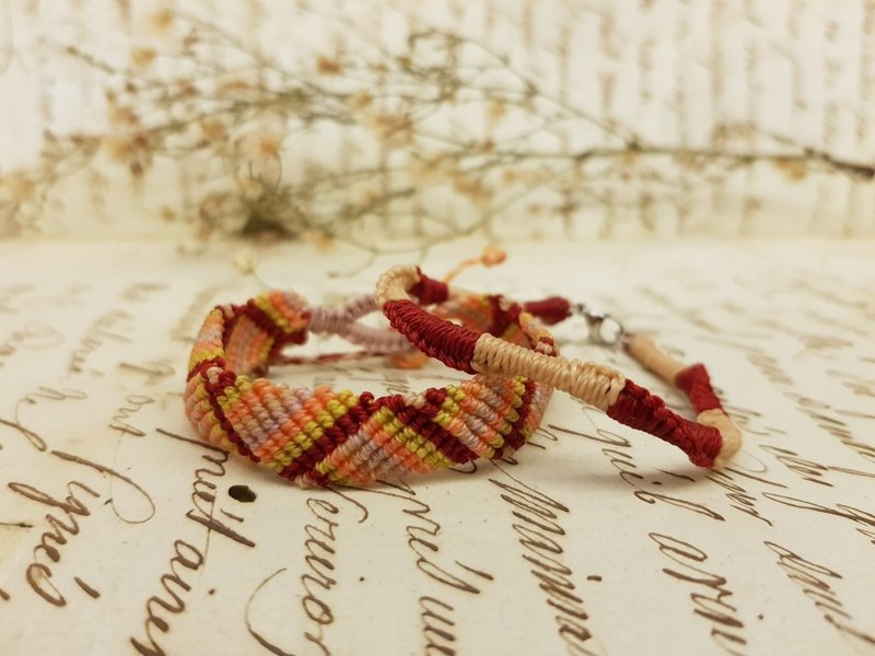 == 编织手环✕防水南美蜡线==跳动的情绪 - 手链/手环 - 蜡 