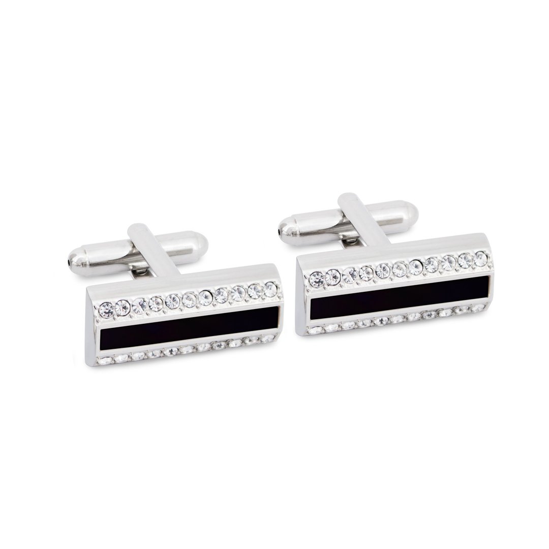 Black Mother of Pearl Cufflinks - 袖扣 - 其他材质 黑色