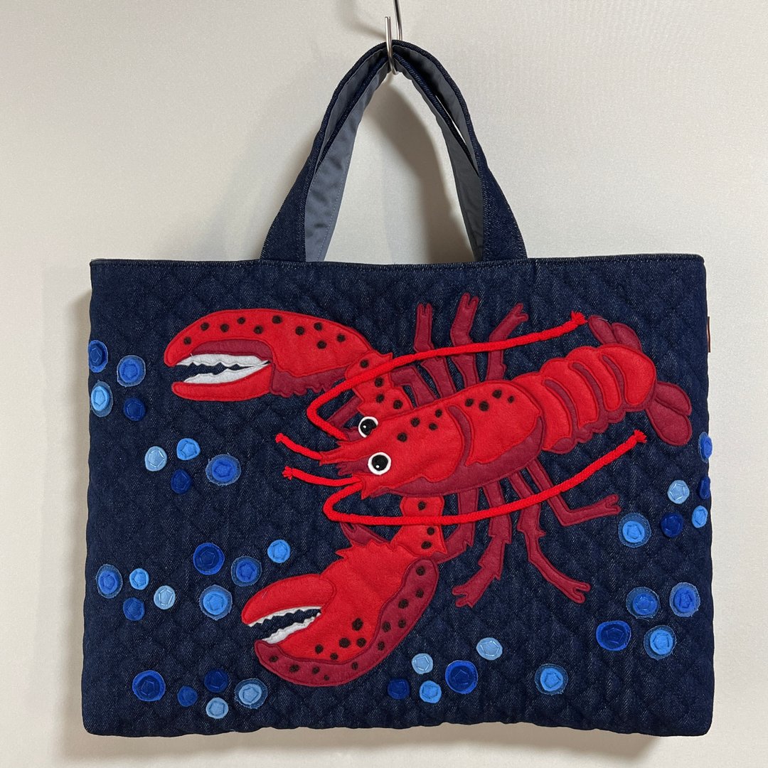 lobster Boy's bag Picture book bag Musical score bag - 其他 - 棉 黑色