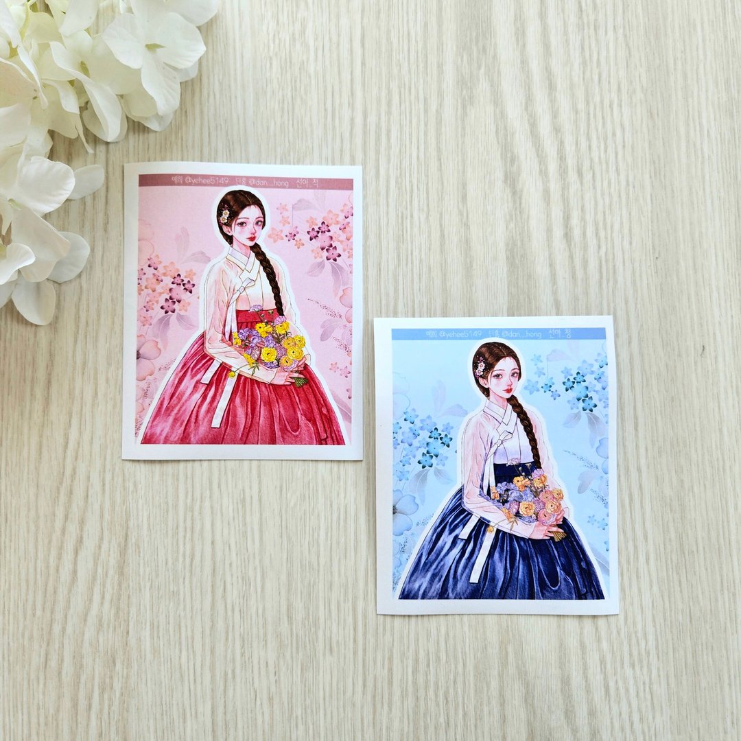 yehee_东方韩服贴纸_suna - 贴纸 - 纸 