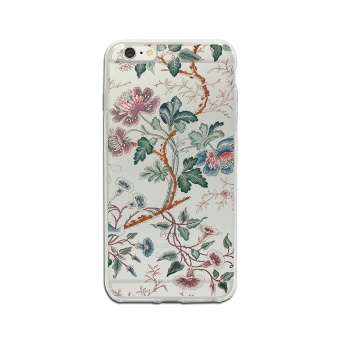 Clear iPhone case clear Samsung Galaxy case flower 1224 - 手机壳/手机套 - 塑料 
