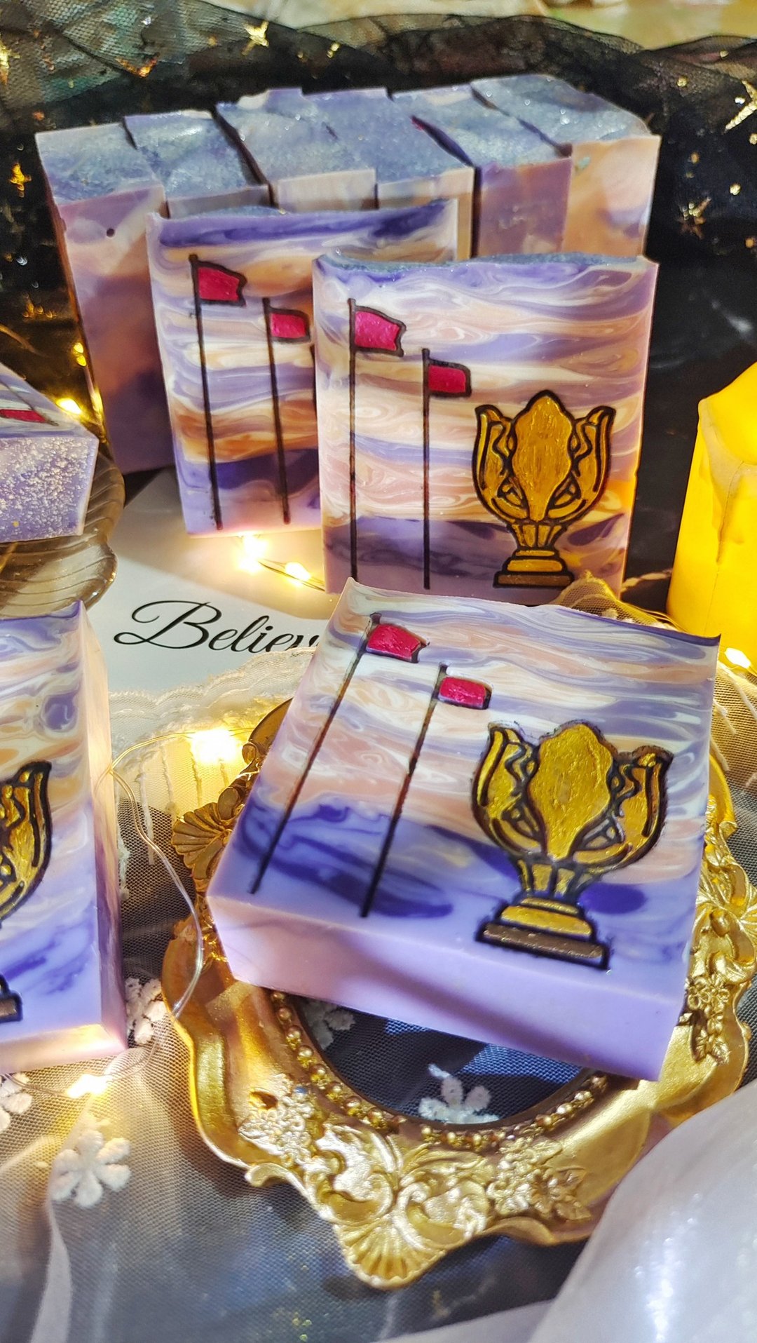 【香港礼物】湾仔金紫荆广场手工皂—香港手工皂 - 肥皂/手工皂 - 其他材质 紫色