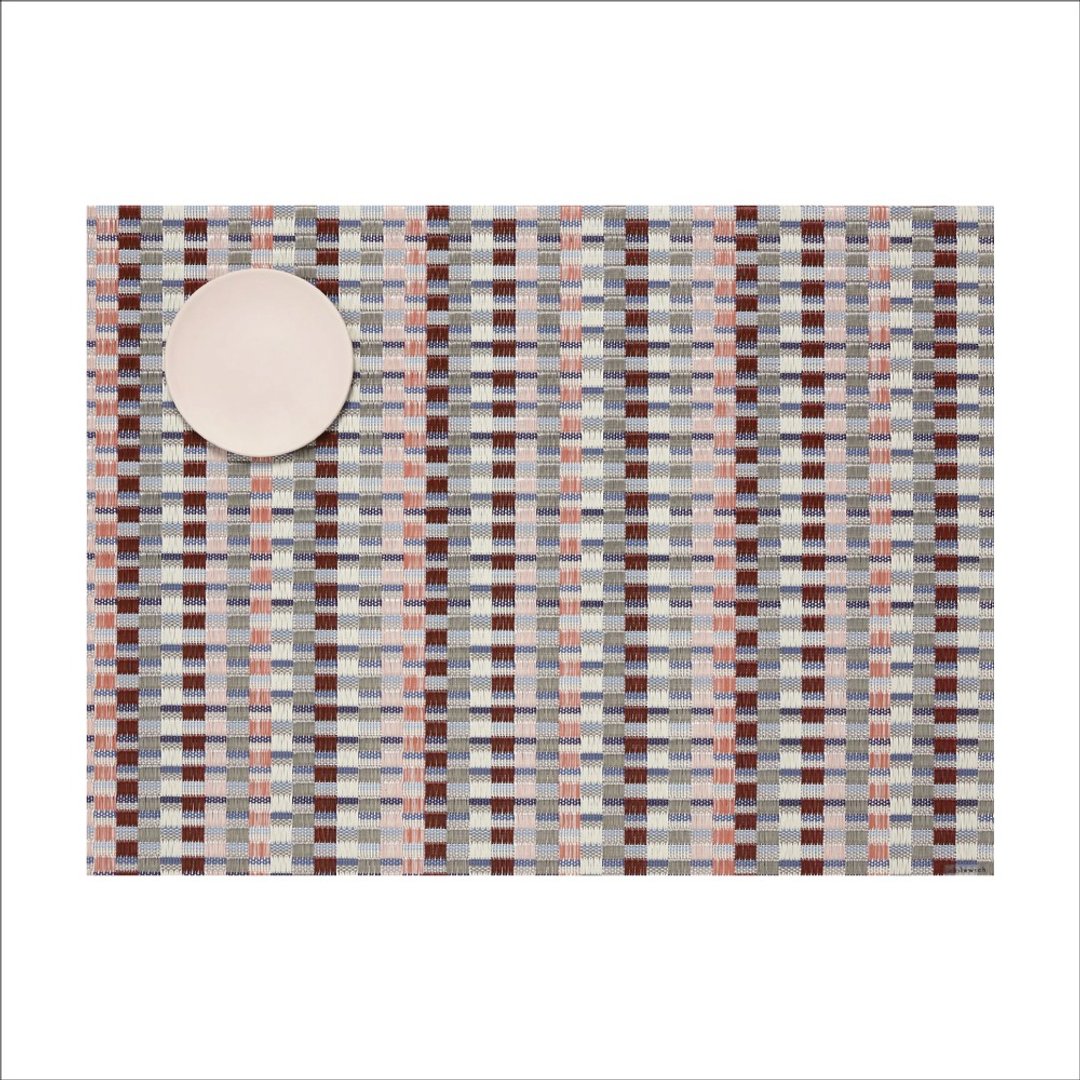 Chilewich / 综丝系列 Heddle 餐垫 粉灰莫 36 x 48 cm - 餐垫/桌巾 - 塑料 卡其色