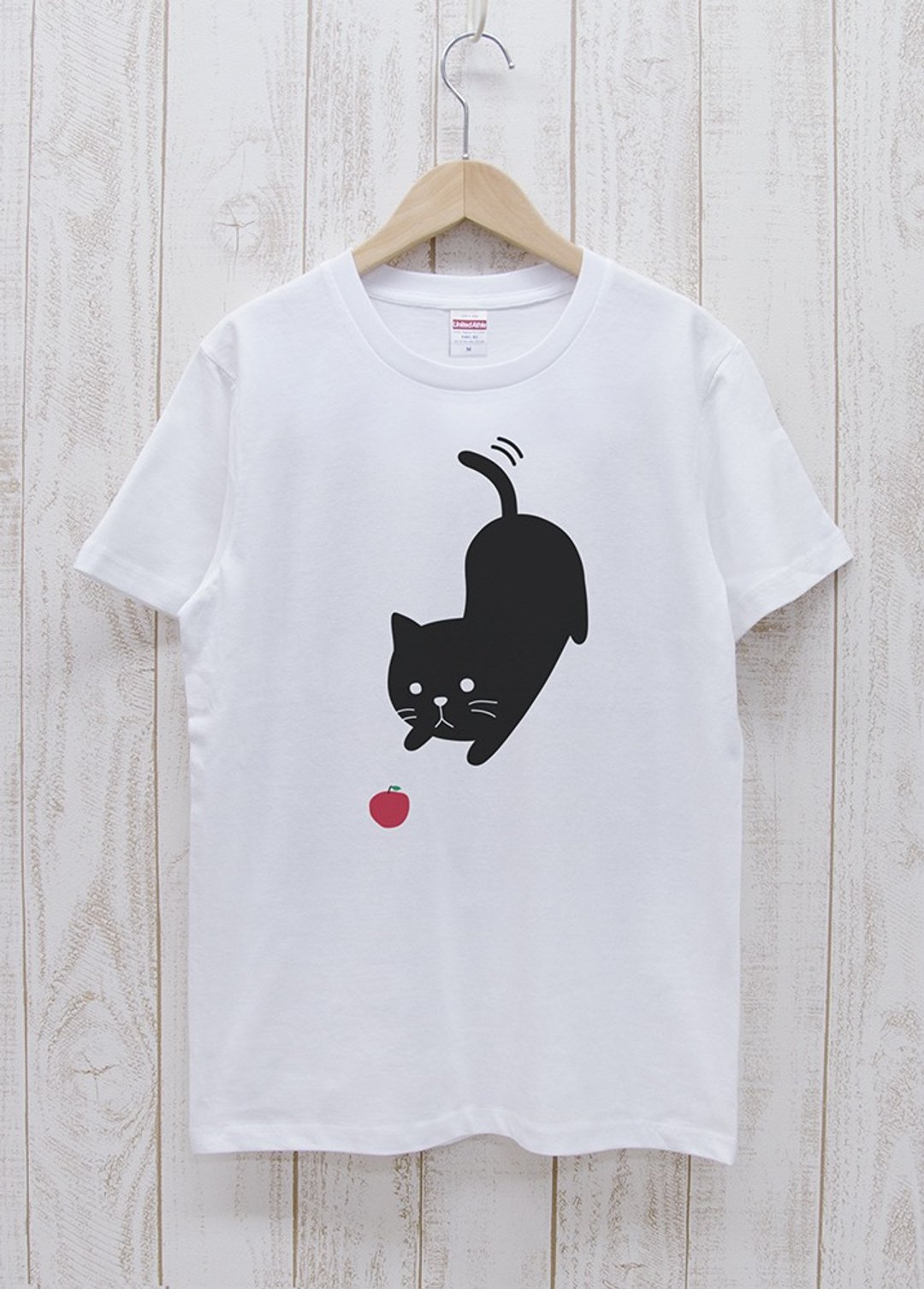 Niten Zero Nyan Tee Aim for Apple White / R015-T-WH - 中性连帽卫衣/T 恤 - 棉 白色