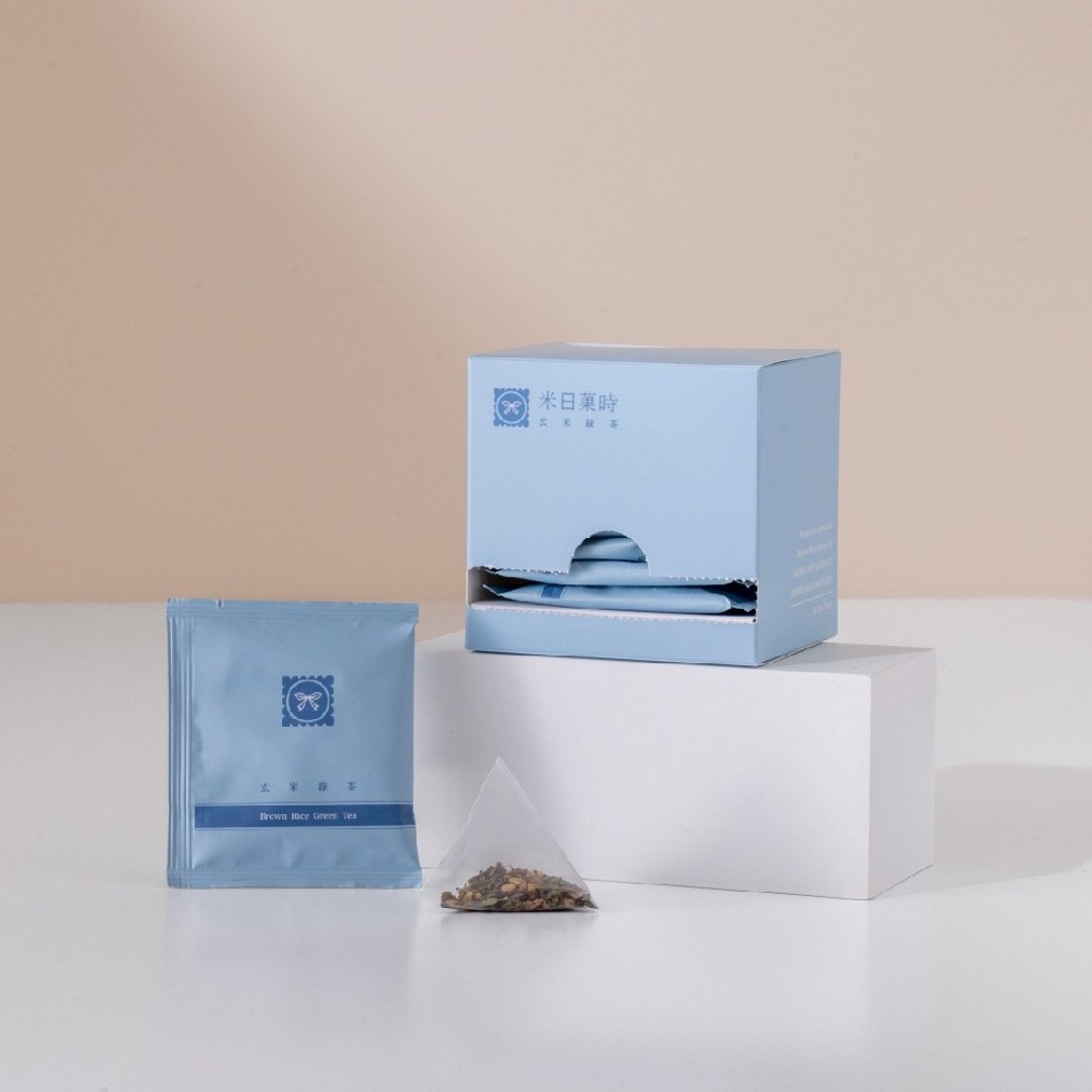 【米日菓时】日时茶盒 玄米绿茶 3g x 10 包 / 1 盒 - 茶 - 其他材质 