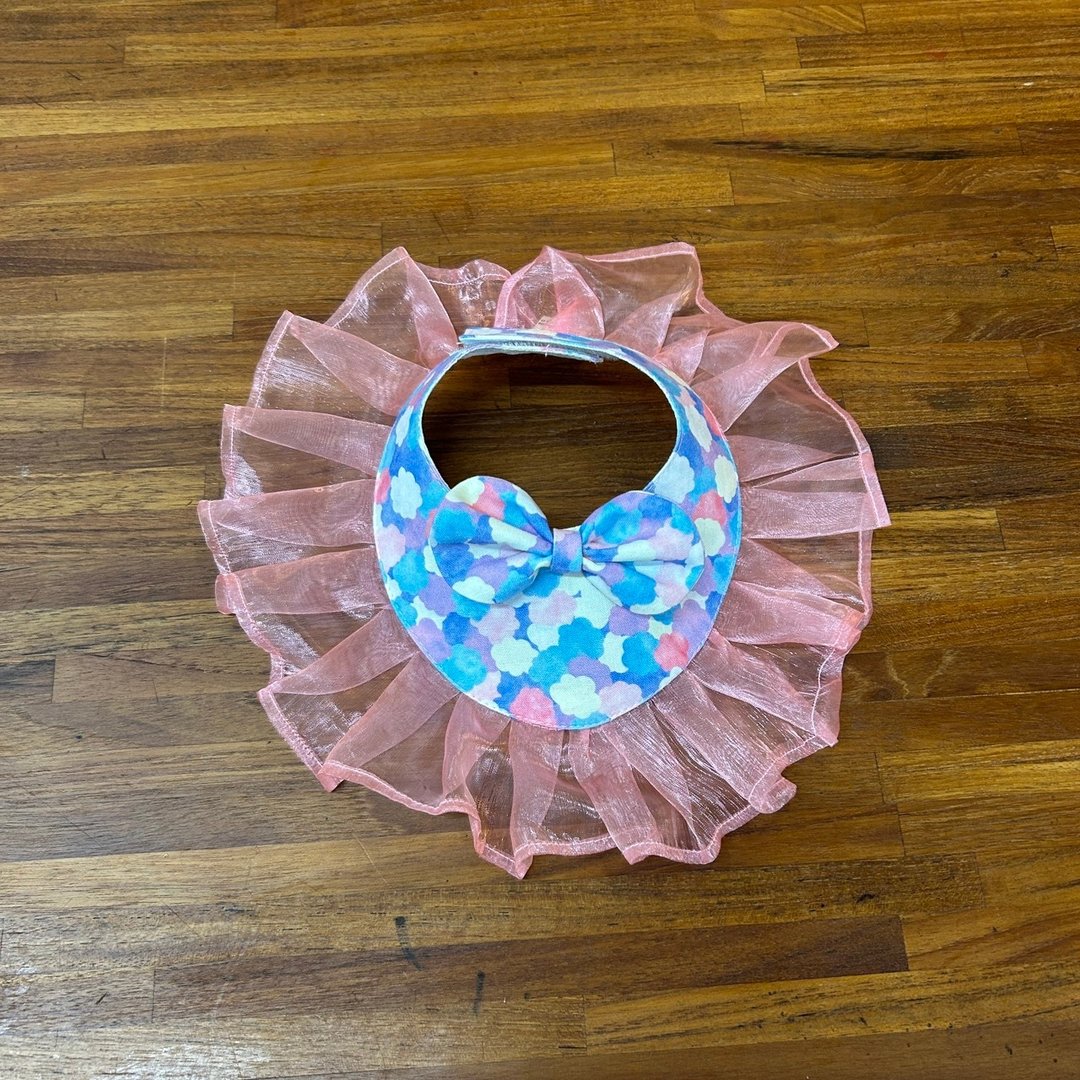 超仙宠物领巾上架啦/甜心花语蕾丝领巾/奈伊毛孩的美妆造型领巾/ - 衣/帽 - 棉 粉红色
