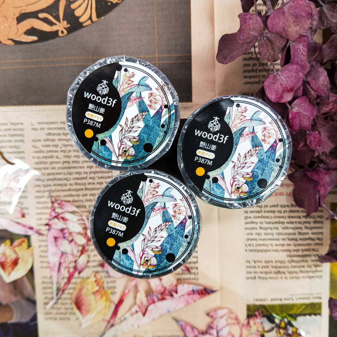 艷山姜 / 裝飾膠帶 - 纸胶带 - 塑料 多色