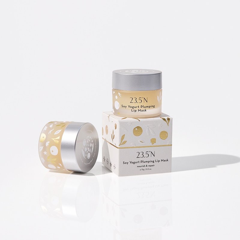 【期间限量】豆乳优格弹润唇膜15g(暖橙果香版)│纯复方精油 - 唇部保养 - 其他材质 白色