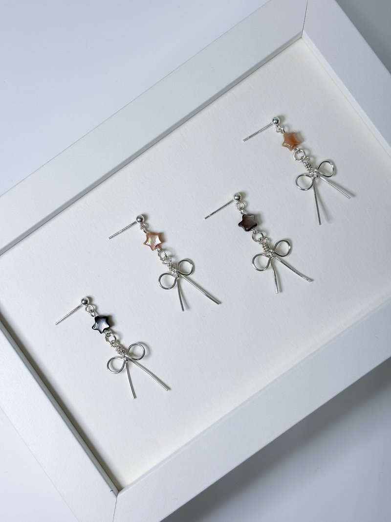 星结耳针 - 耳环/耳夹 - 其他材质 