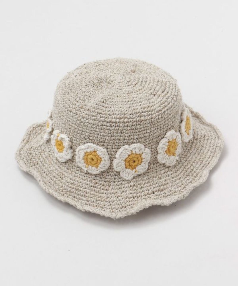 【热门预购】尼泊尔嬉皮小花艺术感编织草帽(2色) NSRP5108 - 帽子 - 其他材质 