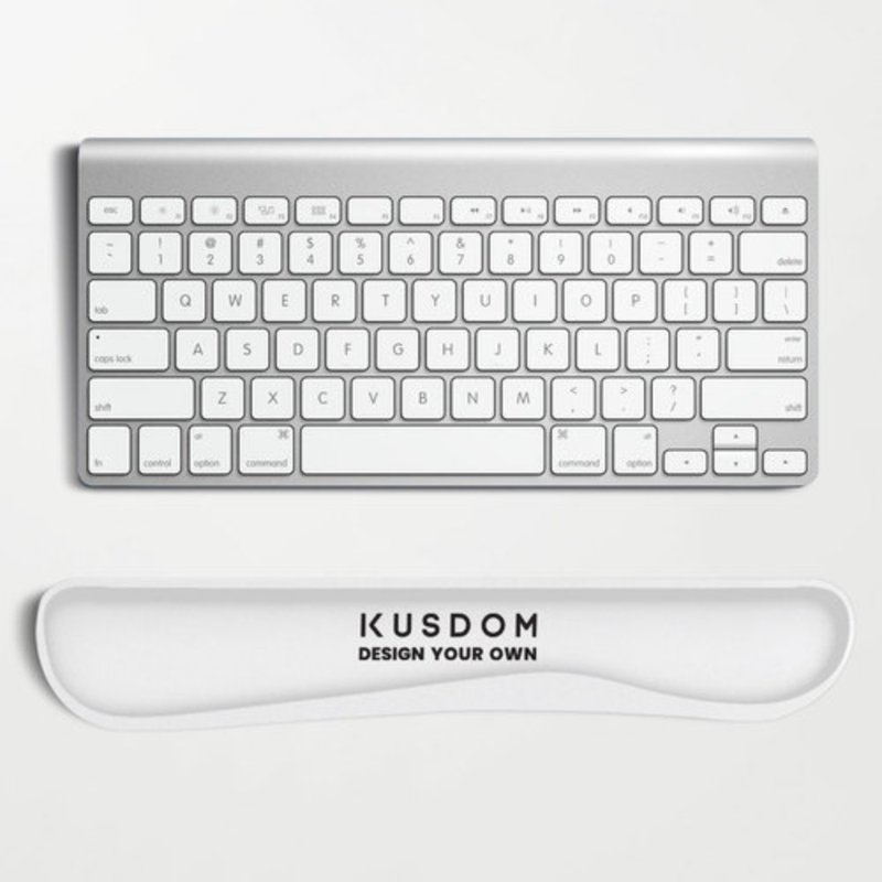 【定制化礼物】 护腕键盘托垫│电脑配件/鼠标/3C配件/办公 - 鼠标垫 - 其他材质 白色