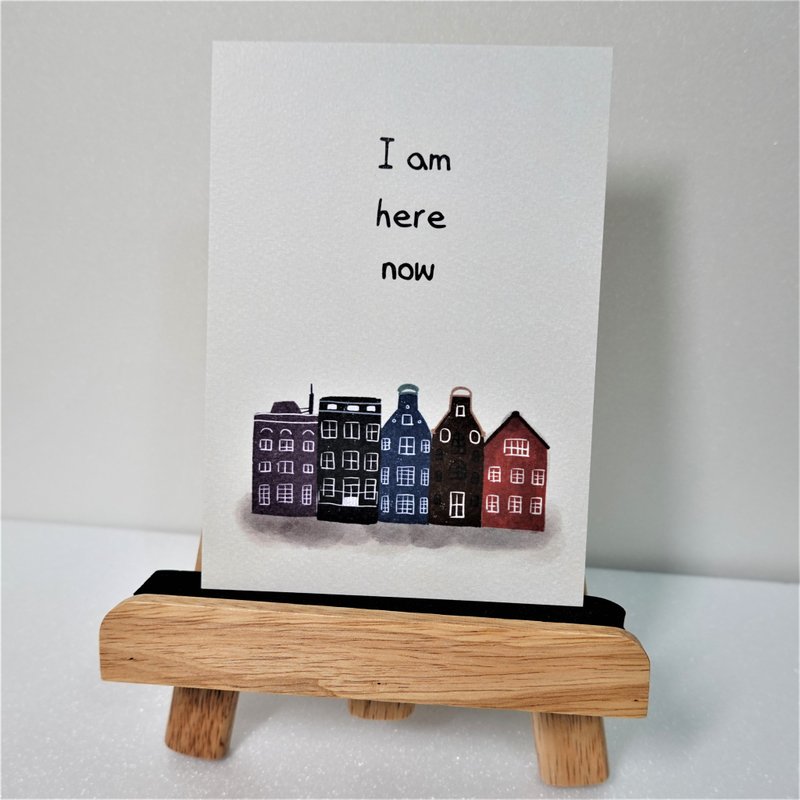I am here now - 我在欧洲小镇旅行明信片 - 卡片/明信片 - 纸 
