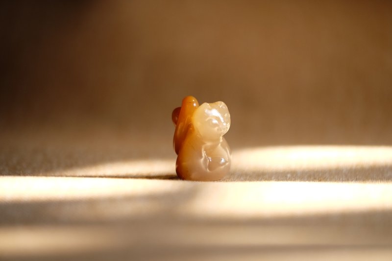 【迷宠印钮】悠猫 (含手工刻1字) - 印章/印台 - 石头 