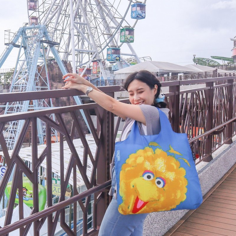 ENVIROSAX 澳洲折叠购物袋 | 芝麻街─BIG BIRD 大鸟 - 侧背包/斜挎包 - 聚酯纤维 多色
