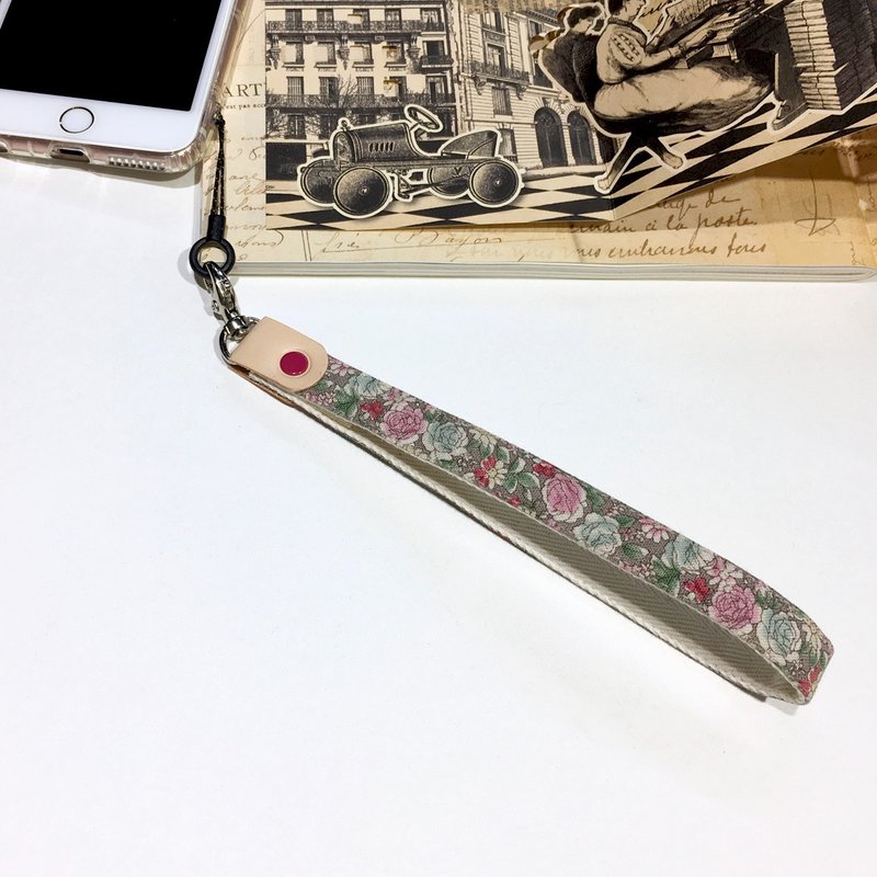 复古花园 手机吊绳/手绳/饰品 - 挂绳/吊绳 - 棉．麻 卡其色