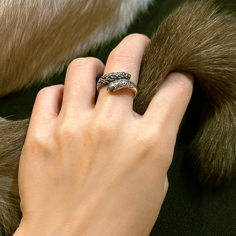 手工创作银饰 芬兰卷系列戒指 - 戒指 - 银 银色