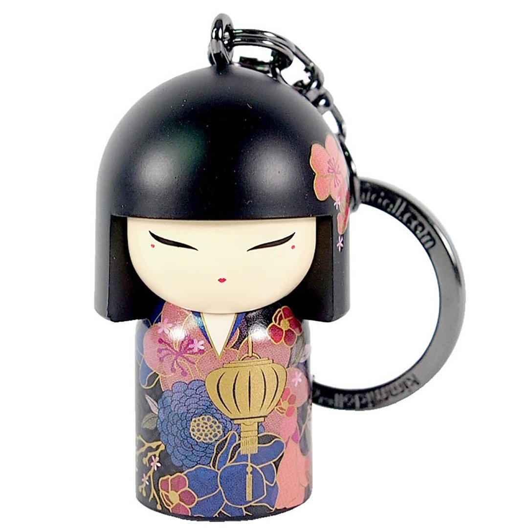 钥匙圈-Chikako深刻见解【Kimmidoll 和福娃娃】 - 钥匙链/钥匙包 - 其他材质 蓝色