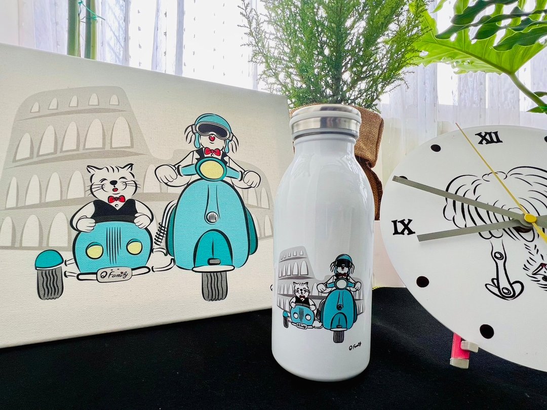 Q Family-伟士牌-牛奶罐保温瓶 - 保温瓶/保温杯 - 不锈钢 白色