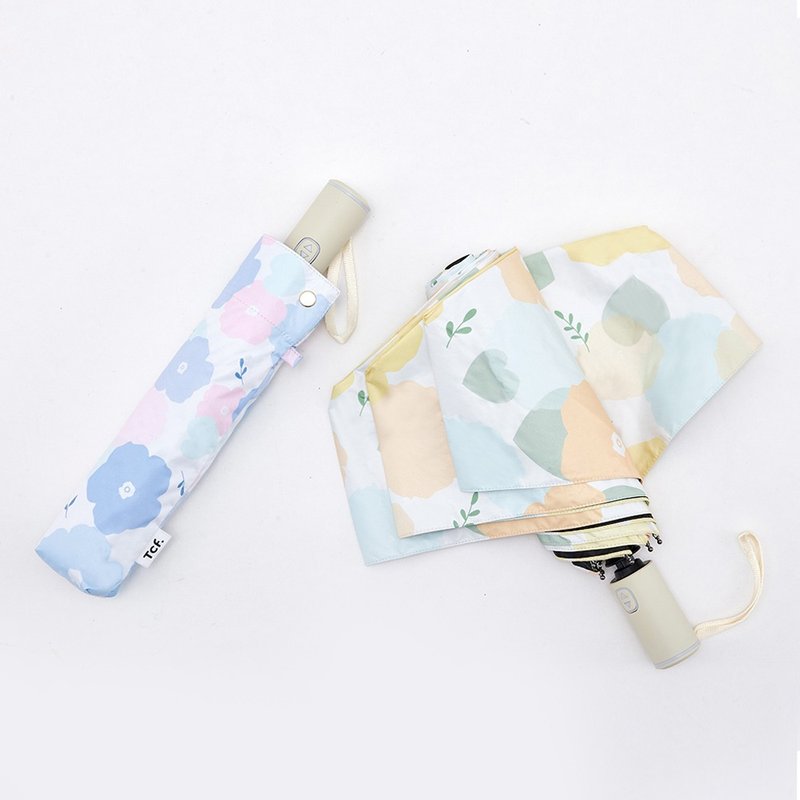 Tcf. 漫天花瓣 全遮光 抗UV 省力 自动开收伞 阳伞 雨伞 防晒 - 雨伞/雨衣 - 其他材质 黄色