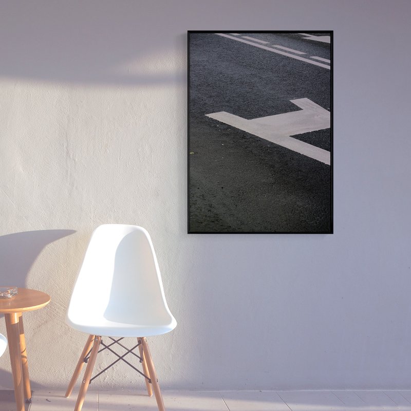 单纯 • Typography－画/民宿挂画/空间设计/情境布置/沙发背景 - 海报/装饰画/版画 - 其他材质 灰色