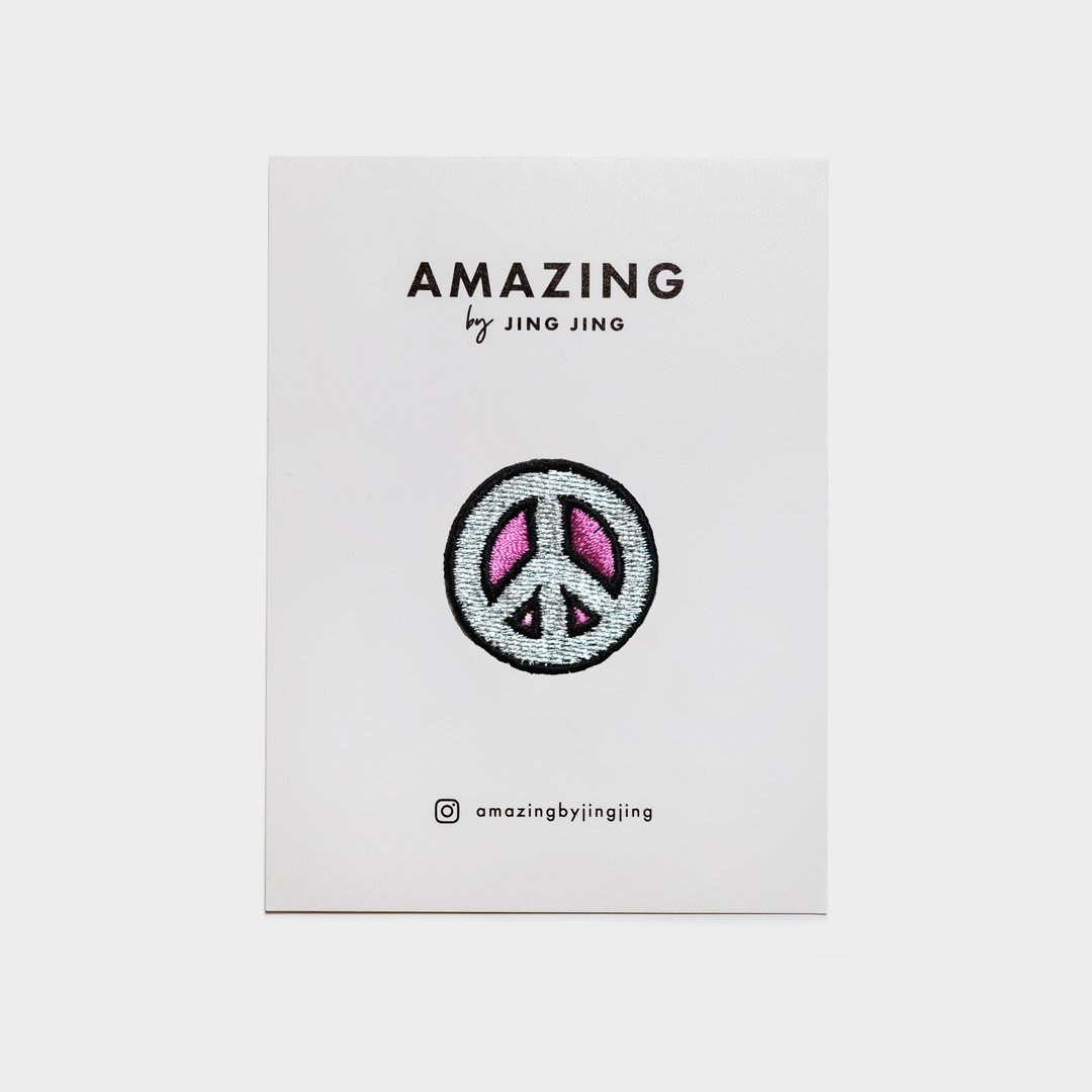 Sticker布贴 - 和平 - 徽章/别针 - 绣线 