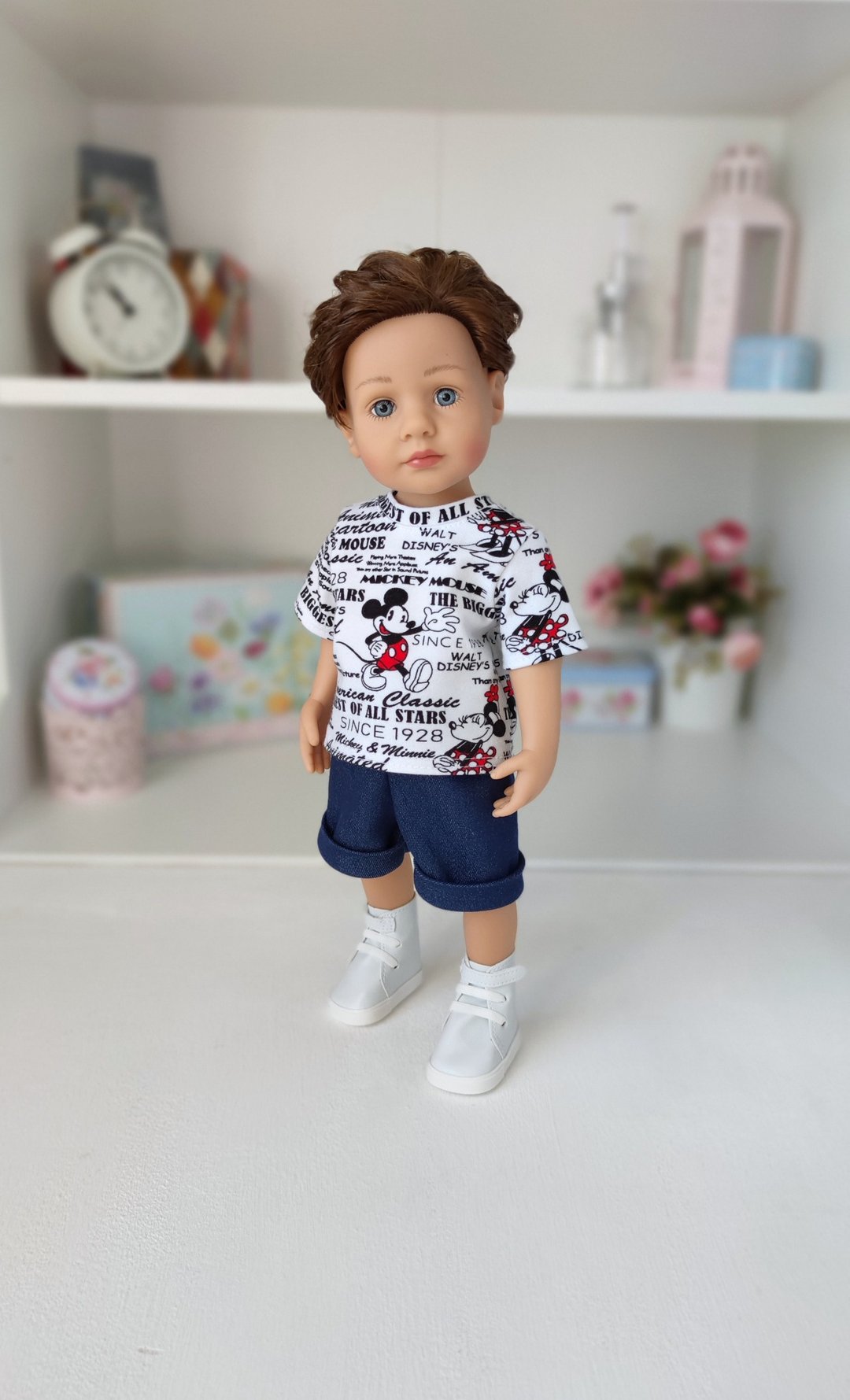Gotz Little Kidz doll shorts Gotz Little Kidz doll boy  clothes Doll clothes - 玩具/玩偶 - 棉 多色