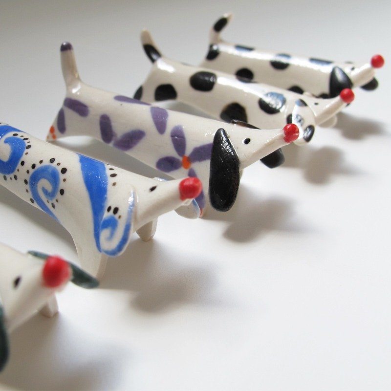 可爱汪汪筷架(单件) - 其他 - 陶 