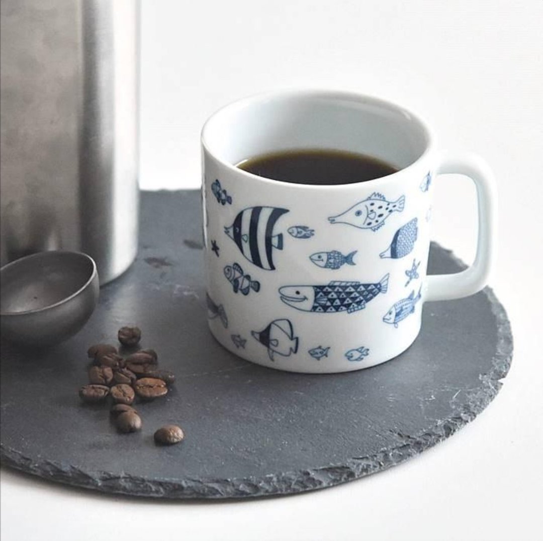 【现货】Coco Marine 海洋世界Mug 杯 - 其他杯子 - 瓷 蓝色
