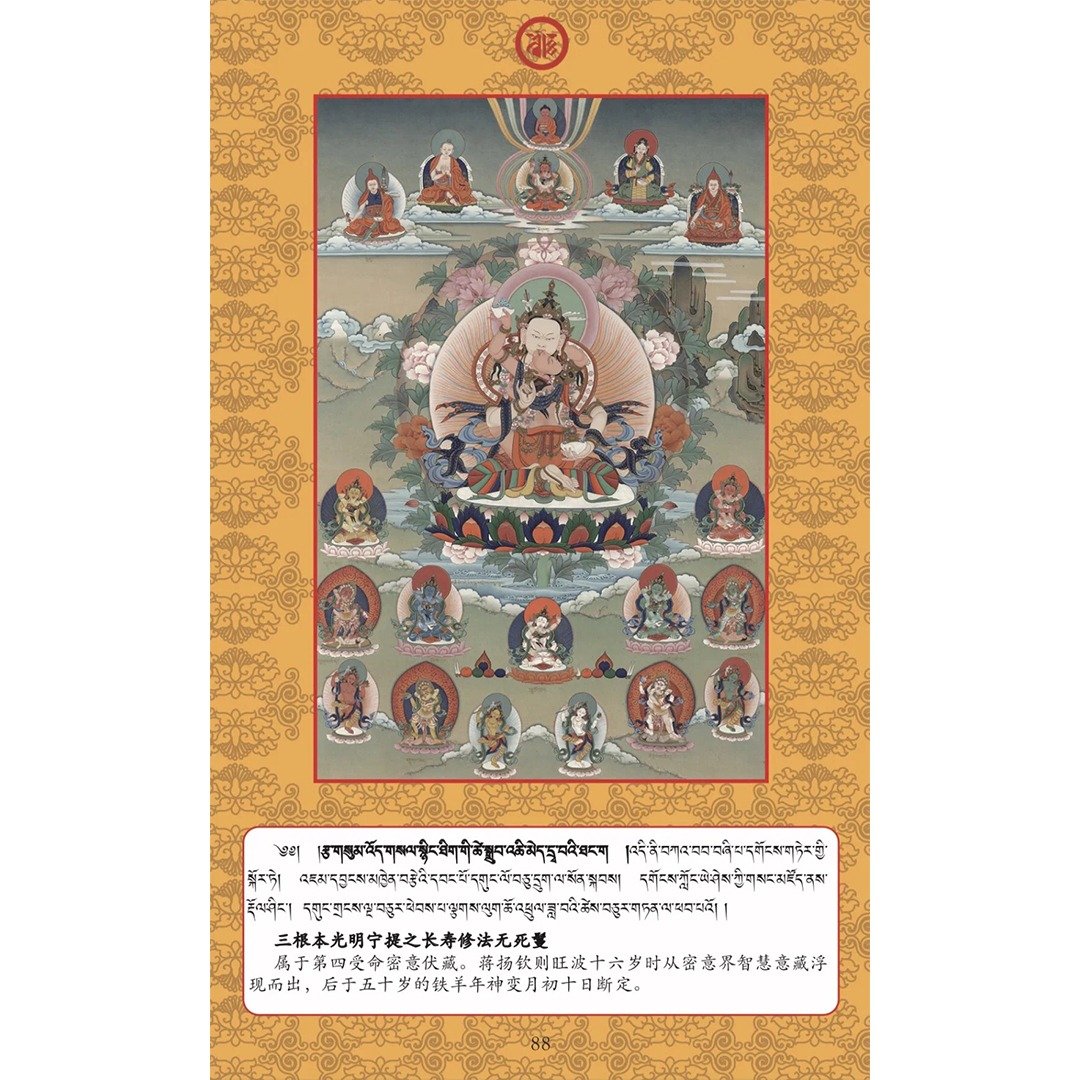 钦哲伏藏法全集  的 108 幅唐卡鉴赏 7 - 海报/装饰画/版画 - 其他材质 