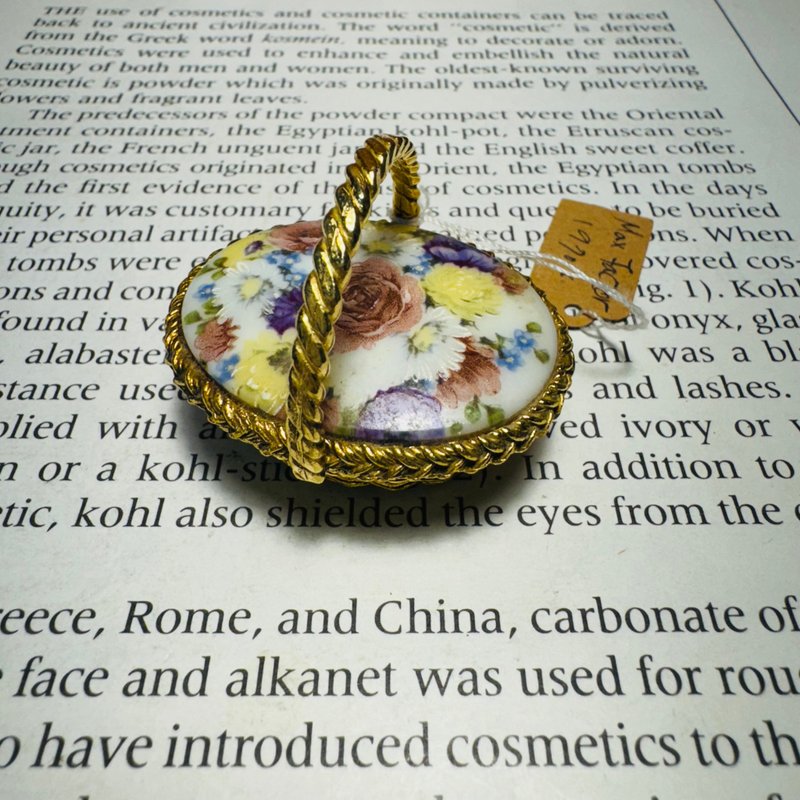 Max Factor 花篮香膏盒 - 其他 - 其他金属 