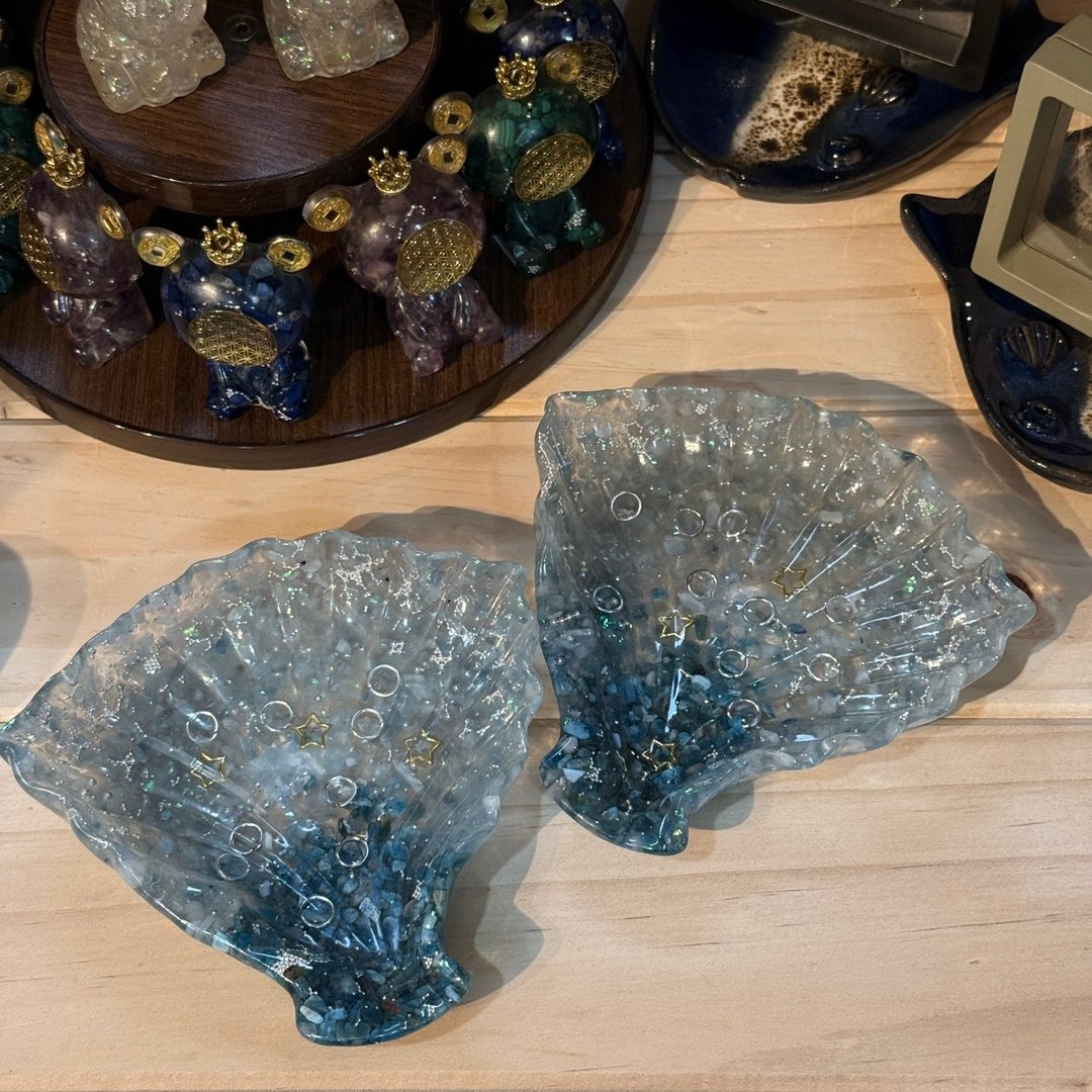 贝壳奥刚能量座盘 - 摆饰 - 水晶 