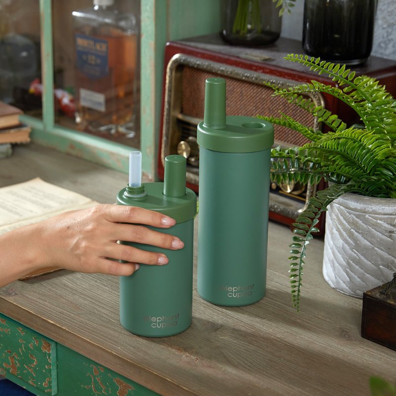 Elephant Cuppa 保温保冰大象杯S - 宇治抹茶 - 水瓶/水壶 - 其他金属 绿色