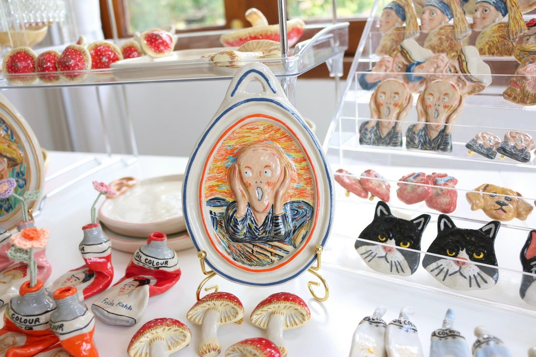 Ceramic The Scream Wall Decor - 墙贴/壁贴 - 陶 多色