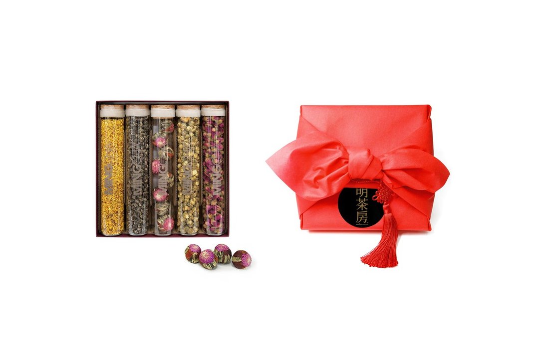 【茶叶礼品 】花开富贵礼盒 - 茶 - 纸 白色