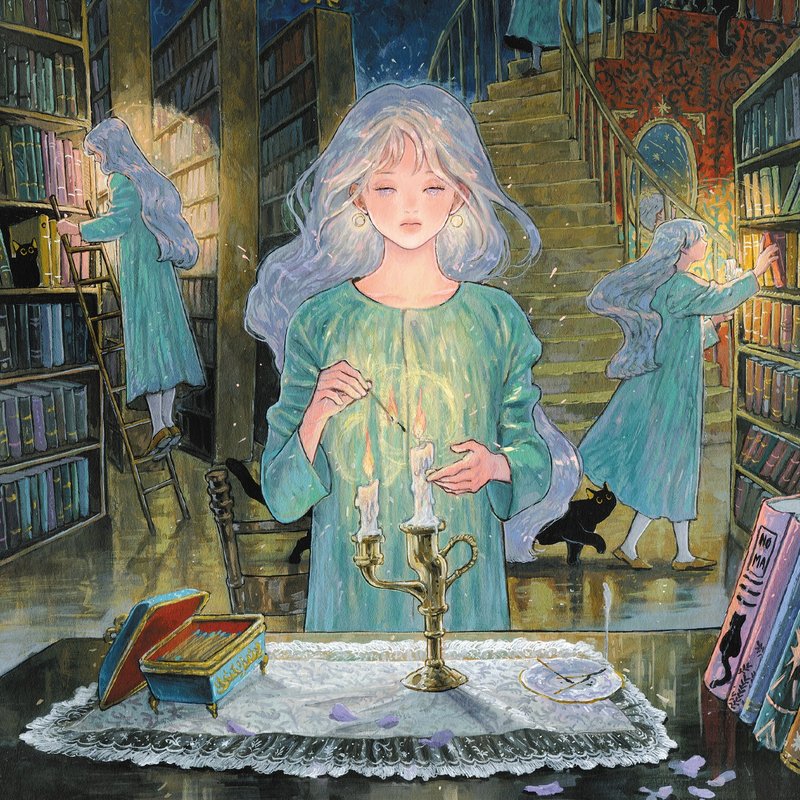 抹去又渗透|诺玛 |韩国插画艺术纸海报A4|水彩 - 海报/装饰画/版画 - 纸 