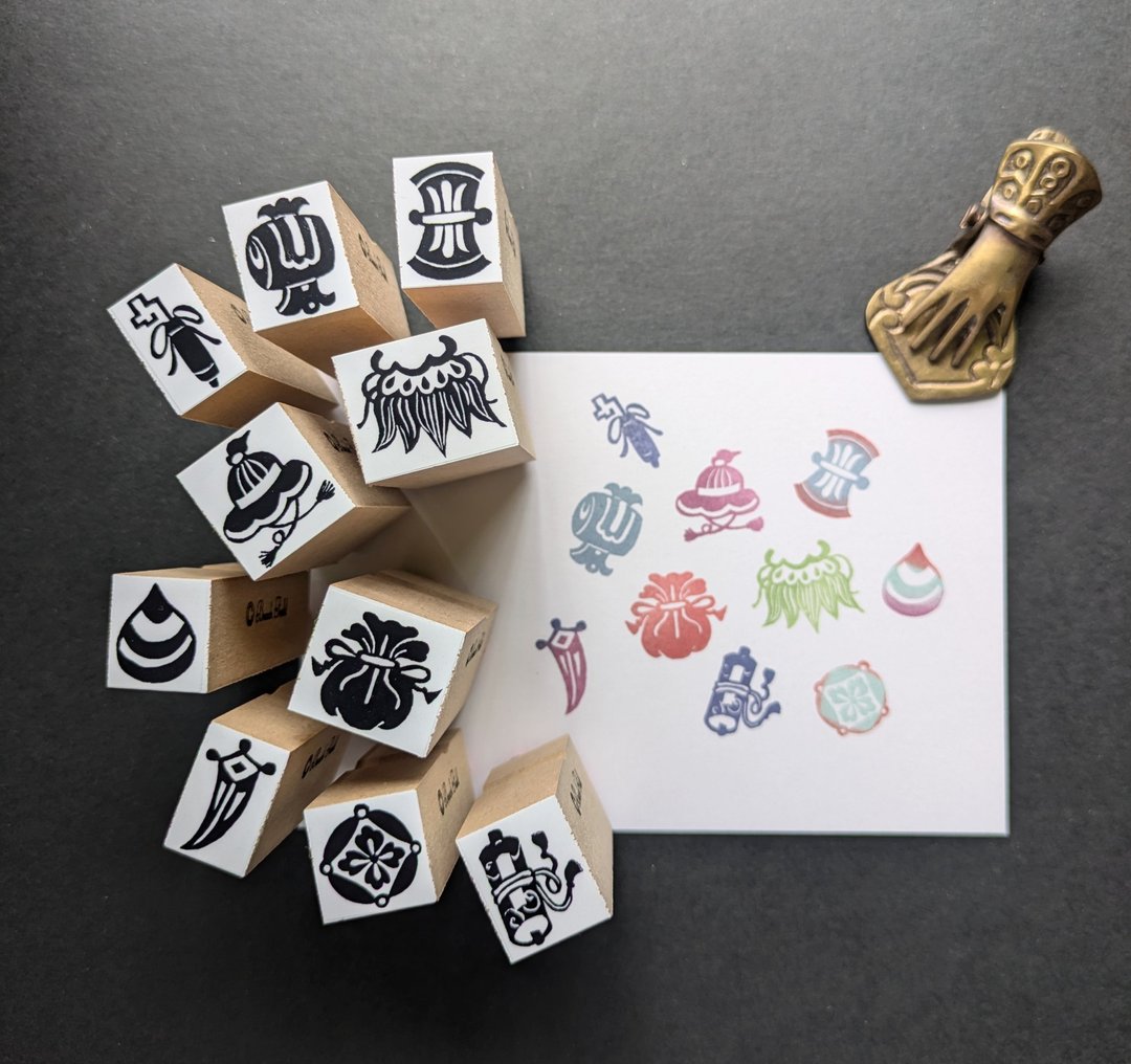 宝尽系打印章 10件组 - 印章/印台 - 其他材质 