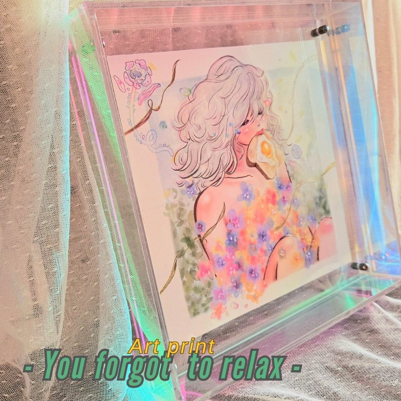 Art print / you forgot to relax/挂画 - 墙贴/壁贴 - 压克力 多色