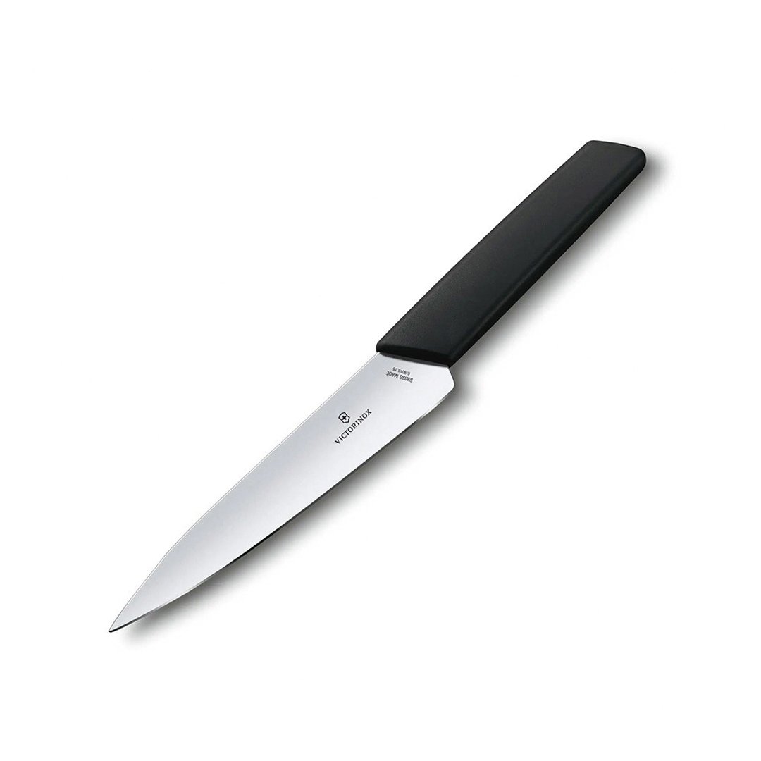 VICTORINOX 瑞士维氏 Swiss Modern 小厨房刀 黑 6.9013.15B - 厨房用具 - 不锈钢 黑色