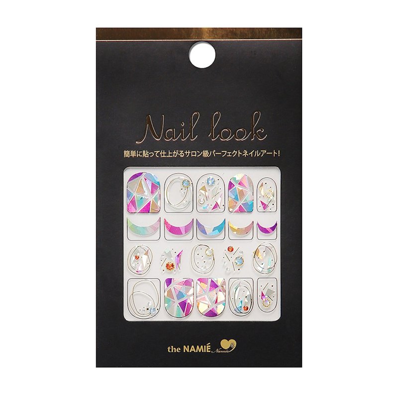 【 DIY 美甲】Nail Look 美甲装饰艺术贴纸 彩虹光辉 - 指甲油/指甲贴 - 纸 金色