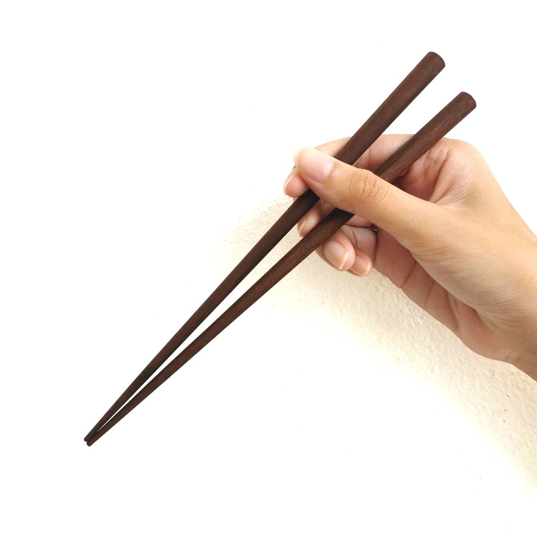 Kupri圆筷子，红木，日式，韩式，中式 - 筷子/筷架 - 木头 黑色