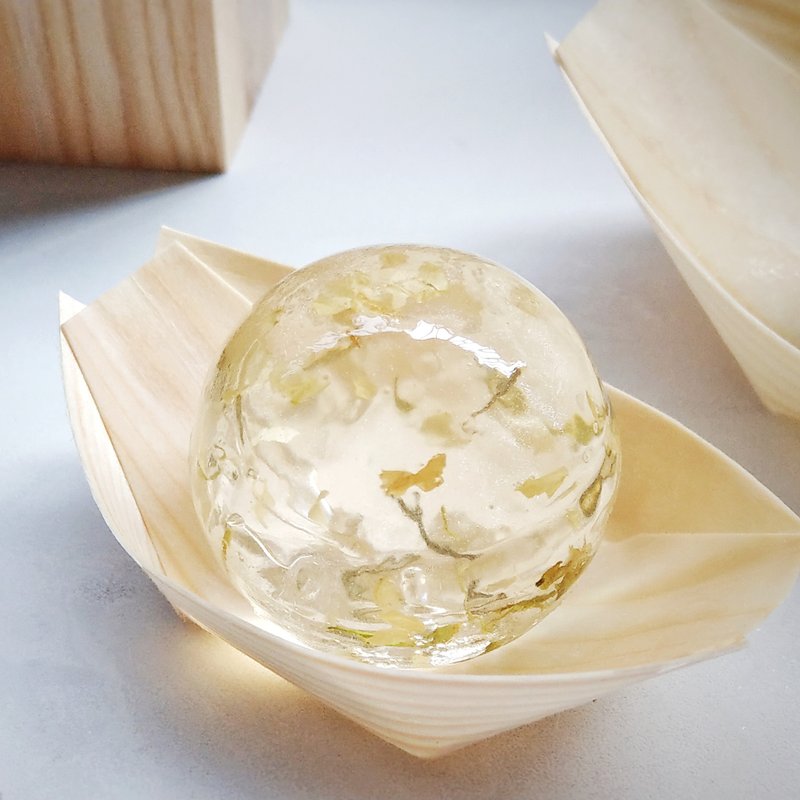 水信饼 百花手工皂 麸胺酸盐晶皂 仿金箔 交换礼物 圣诞节 伴手 - 肥皂/手工皂 - 植物．花 